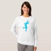 Runner (Man) - Sky Blue T-shirt (Voorkant volledig)