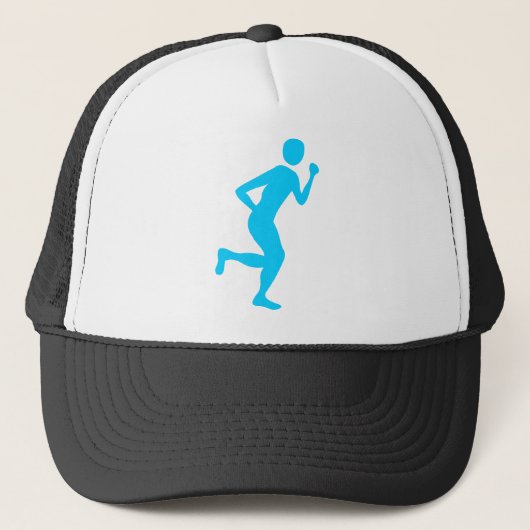 Runner (Man) - Sky Blue Trucker Pet (Voorkant)