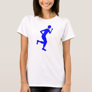 Runner (Mannelijk) - Blauw T-shirt