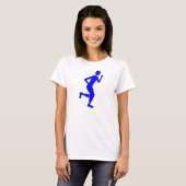 Runner (Mannelijk) - Blauw T-shirt (Voorkant volledig)