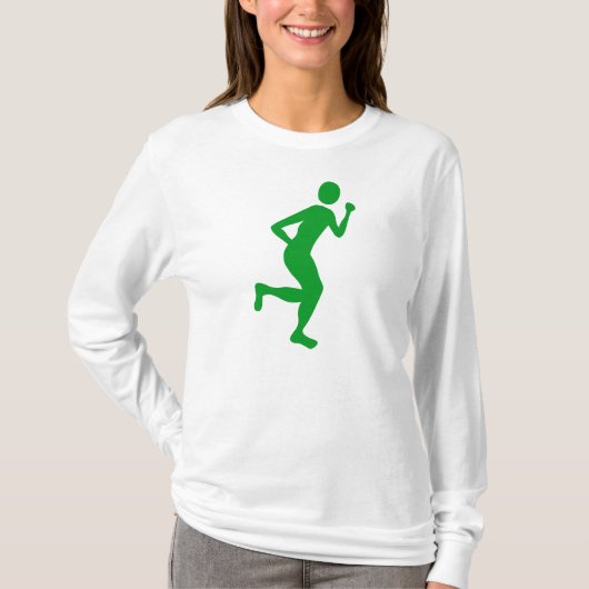 Runner (Mannelijk) - Grass Green T-shirt (Voorkant)