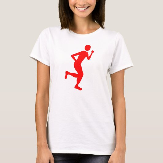 Runner (Mannelijk) - Rood T-shirt (Voorkant)