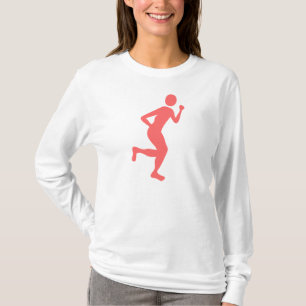 Runner (Mannelijk) - Tropisch Roze T-shirt