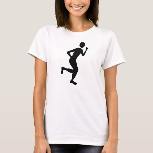 Runner (Mannelijk) - Zwart T-shirt (Voorkant)