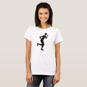 Runner (Mannelijk) - Zwart T-shirt (Voorkant volledig)