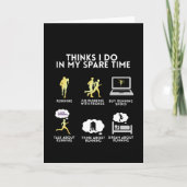 Runner Marathon grappig cadeauidee uitvoeren Kaart