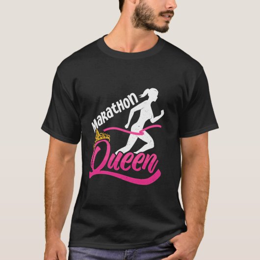 Runner MARATHON QUEEN Loopgrage Marathon T-shirt (Voorkant)
