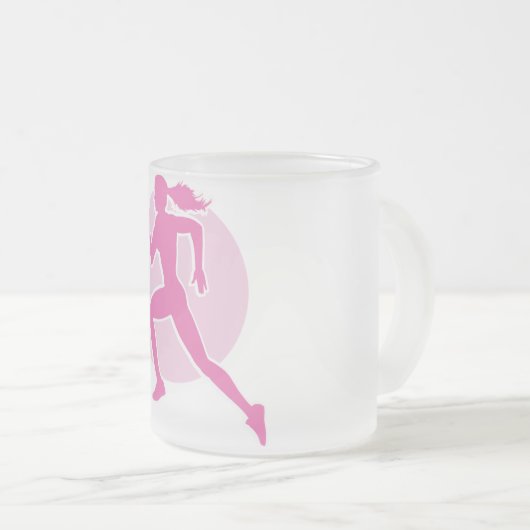 runner matglas koffiemok (Voorkant rechts)