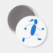 Runner meisje magneet (Voorkant / Achterkant)