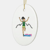 Runner - Middelgroot Keramisch Ornament (Links)