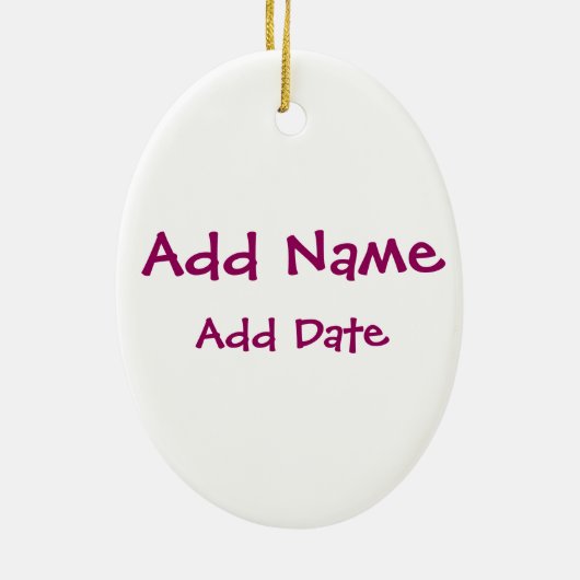 Runner - Middelgroot Keramisch Ornament (Achterkant)