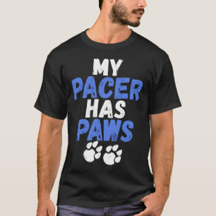 Runner Mijn Pacer heeft poten lopen met hond T-shirt