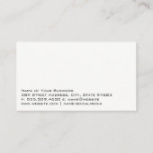 Runner op het spoor visitekaartje (Achterkant)