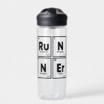 Runner Periodieke Tafel Marathon Runners Wetenscha Waterfles<br><div class="desc">Een humoristisch ontwerp van een periodiek systeem dat "Runner" zegt voor individuen die gepassioneerd zijn door zowel hardlopen als chemie. Of ze nu graag joggen in de natuur of deelnemen aan marathons of triatlons,  dit ontwerp is voor degenen die van beide bezigheden houden.</div>