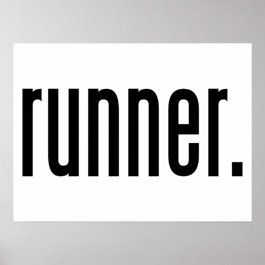 runner. poster (Voorkant)