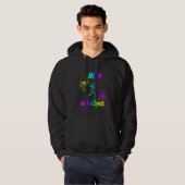 Runner rende naar het spek voor joggers hardlopen hoodie (Voorkant volledig)