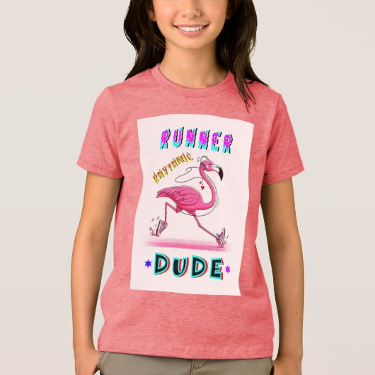 Runner Rhythmic Dude Tri-Blend Shirt (Voorkant)