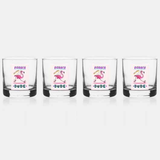 Runner Rhythmic Dude Whisky Glas (Achterkant)