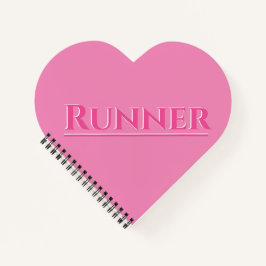 Runner roze manuscriptontwerp notitieboek