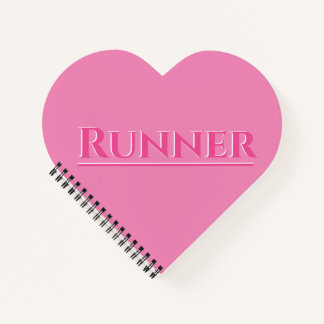 Runner roze manuscriptontwerp notitieboek