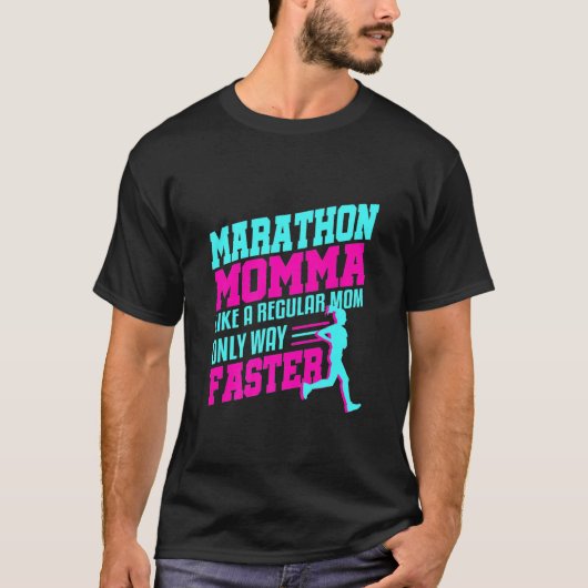 Runner - Runner - Marathon Momma Funny First T-shirt (Voorkant)