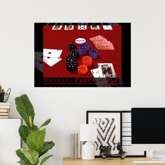 Runner - Runner Royal Poster (Thuiskantoor)