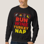 Runner Runner Thanksgiving Run Wine Trui (Voorkant)