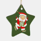 Runner Running Christmas Collectible Keramisch Ornament (Rechts)