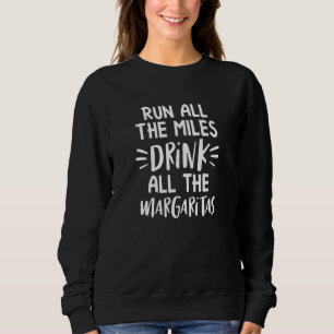 Runner stelt alle Miles Drink alle Mar in werking Trui