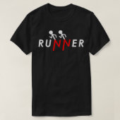 Runner Stick Figuur Run Runner Funny 5k Runners M T-shirt (Design voorkant)