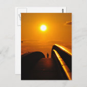 Runner Sunset Delight Bridge Daytona Briefkaart (Voorkant / Achterkant)