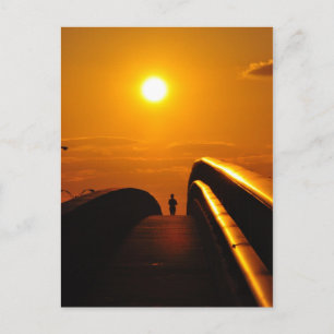 Runner Sunset Delight Bridge Daytona Briefkaart