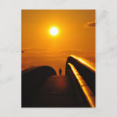 Runner Sunset Delight Bridge Daytona Briefkaart (Voorkant)