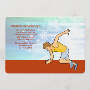 Runner-uitnodiging Kaart