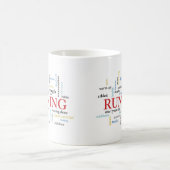 Runner Verjaardag met Woorden Cadeau Mok (Center)