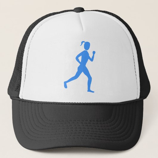 Runner (Vrouw) - Baby Blue Trucker Pet (Voorkant)