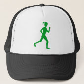 Runner (Vrouw) - Grass Green Trucker Pet (Voorkant)