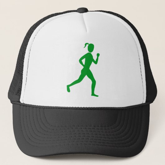 Runner (Vrouw) - Grass Green Trucker Pet (Voorkant)