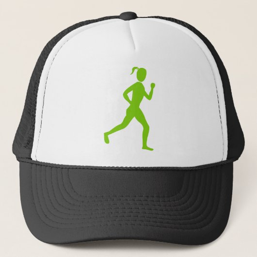 Runner (Vrouw) - Martian Green Trucker Pet (Voorkant)