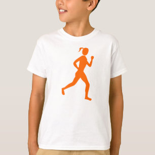 Runner (Vrouw) — Oranje T-shirt