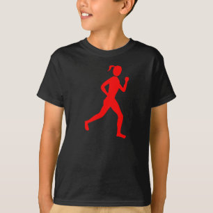 Runner (Vrouw) - Rood T-shirt