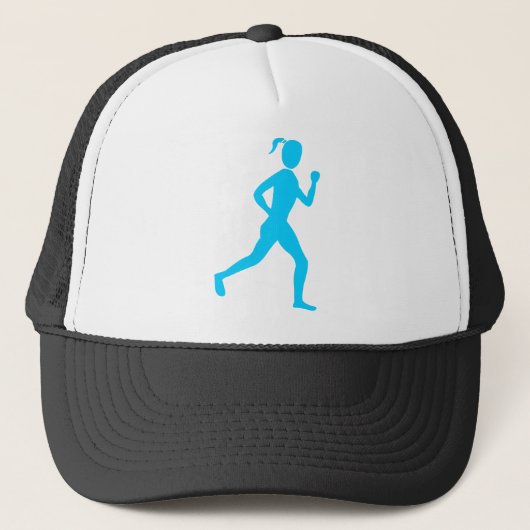 Runner (Vrouw) - Sky Blue Trucker Pet (Voorkant)