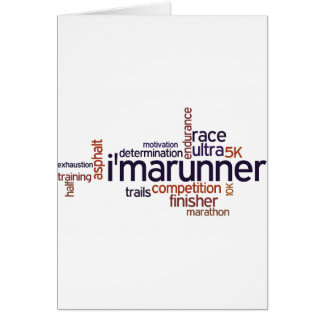 Runner-woordkaart