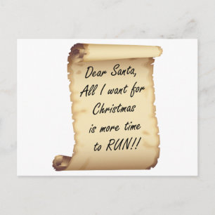 RunnerChick Beste Kerstman Feestdagenkaart