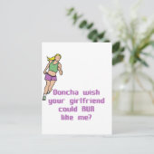 RunnerChick Doncha Briefkaart (Staand voorkant)