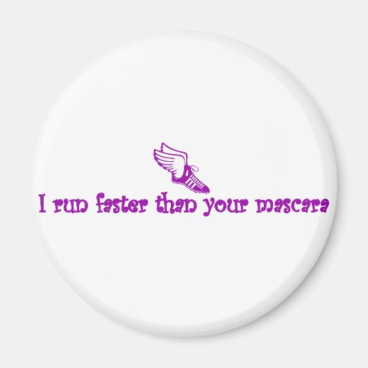 RunnerChick Mascara Magneet (Voorkant)