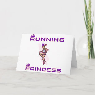 RunnerChick Princess Feestdagen Kaart