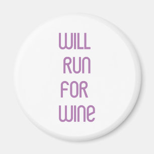 RunnerChick Wine Magneet