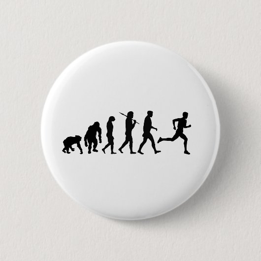 Runners Athletics Race en Marathon Ronde Button 5,7 Cm (Voorkant)