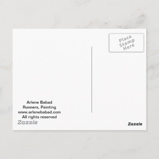 Runners, Briefkaart (Achterkant)
